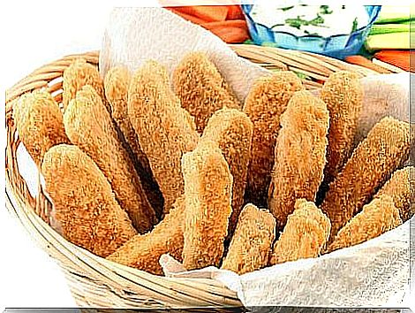 chicken sticks with cheese