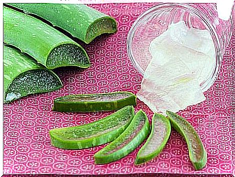 How to freeze aloe vera gel