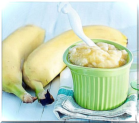 Banana and honey mask