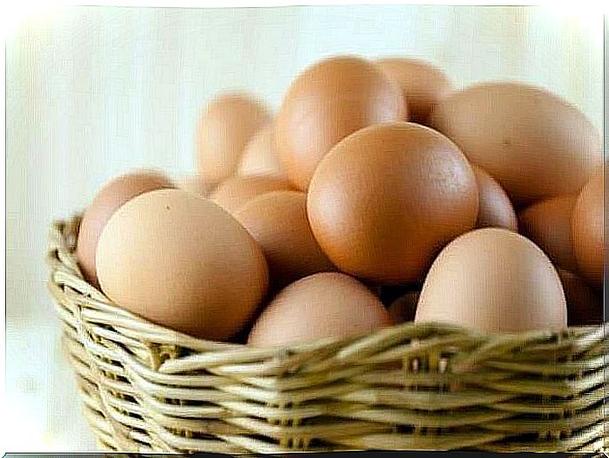 Eggs, a food that provides B complex vitamins